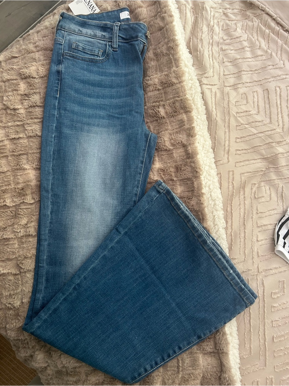 Zenana High Waist Flare Denim